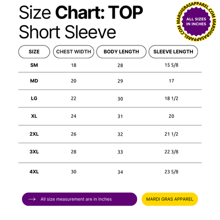 Adult NOLA Spirit Strong T-Shirt - Mardi Gras Apparel - Adult, New Orleans, NOLA Spirit - Tee - Shirt