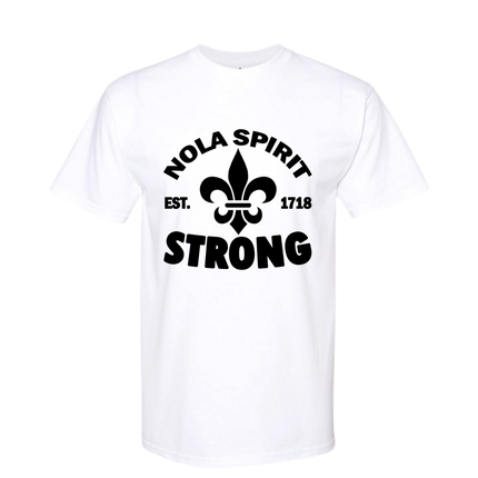 Kids NOLA Spirit Strong - Mardi Gras Apparel - Adult, New Orleans, Tee - Shirt - Tee - Shirt