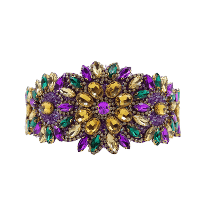 Mardi Gras Purple Jeweled Rhinestone Headband - Mardi Gras Apparel - Accessories, Headbands, Mardi Gras - Headband