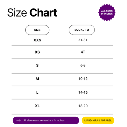 Kids Mardi Gras Girls Purple Dress with Yellow & Green Stripes - Mardi Gras Apparel - Children, Collared, Dress - Dress